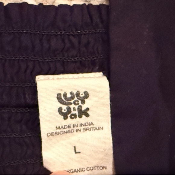 Lucy & Yak Black Smocked Ruffle Tank Top large - Picture 2 of 4